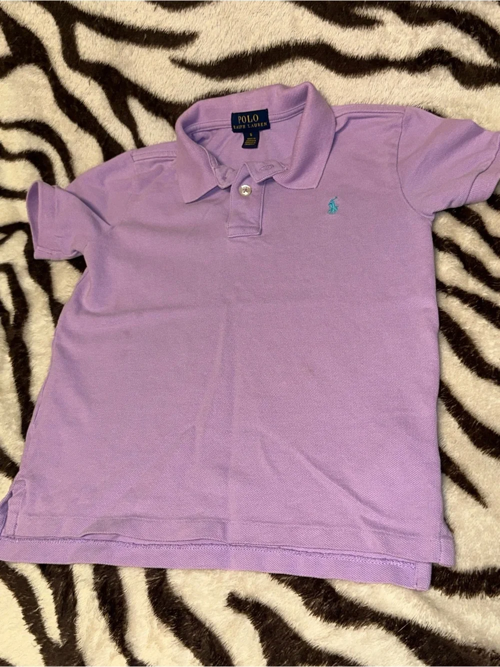 Kids Polo Ralph Lauren Lavender Polo Shirt